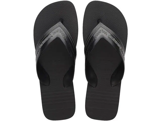 Chinelo Havaianas Hybrid Be Preto/Preto Tam 43-44