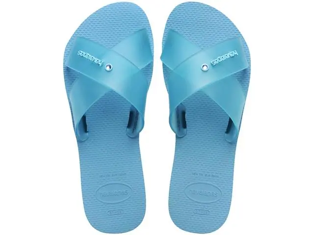 Chinelo Havaianas Aqua Jelly Fc Azul Lavanda Tam 41-42