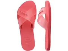 Chinelo Havaianas Aqua Jelly Fc Coral Tropical Tam 41-42 - 4