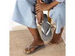 Chinelo Havaianas Top Fc Cinza Aco Tam 45-46