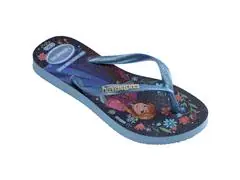 Chinelo Havaianas Kids Slim Princess Azul/Azul Lavanda Tam 27-28 - 1