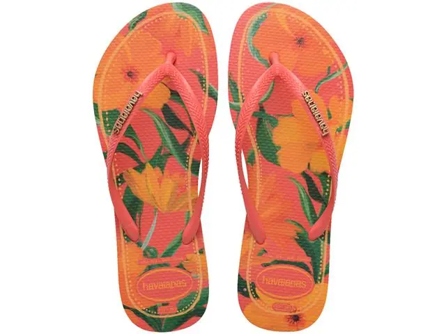 Chinelo Havaianas Slim Tropical Coral Tropical Tam 35-36