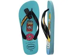 Chinelo Havaianas Simpsons Azul Tradi/Preto Tam 39-40 - 4