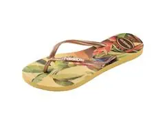 Chinelo Havaianas Slim Tropical Amarelo Caja Tam 33-34 - 5