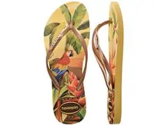 Chinelo Havaianas Slim Tropical Amarelo Caja Tam 37-38 - 4