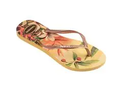 Chinelo Havaianas Slim Tropical Amarelo Caja Tam 39-40 - 1