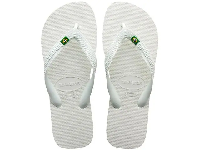 Chinelo Havaianas Brasil Branco Tam 35-36