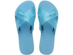 Chinelo Havaianas Aqua Jelly Fc Azul Lavanda
