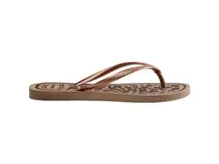 Chinelo Havaianas Slim Animals Rose Gold/Rose Gold - 2