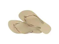 Chinelo Havaianas Slim Glitter Ii Areia - 3