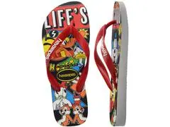 Chinelo Havaianas Top D Classics Branco/Vermelho Hibisco - 4