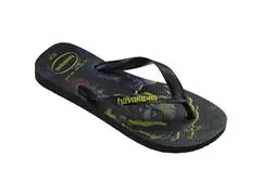 Chinelo Havaianas Top Herois Dc Preto/Preto/Preto - 1