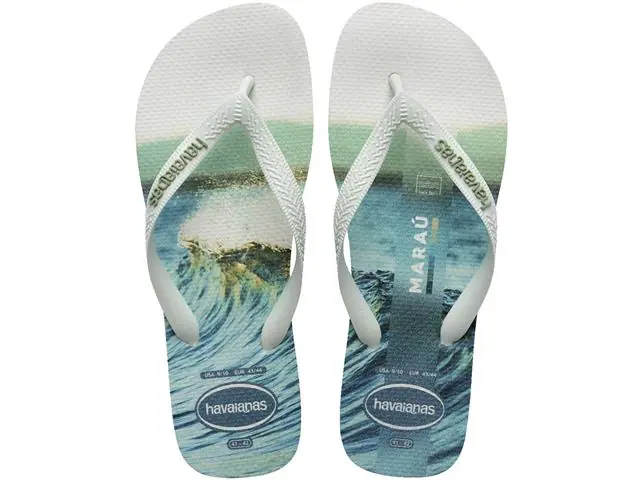 Chinelo Havaianas Top Surfer I Branco/Branco
