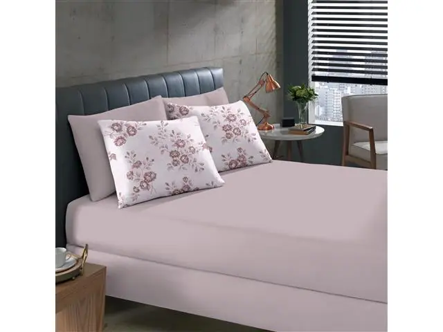 Jogo Cama Quen Basic Rolinho Est.Helena Rose 3pc