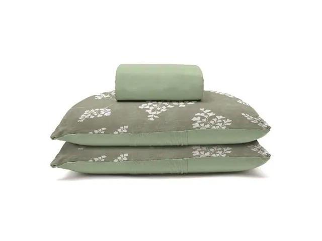 Jogo Cama King Basic Rolinho Est.Avencas Oliva 3pc