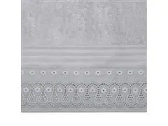 Kit Toalha Social Cristal 30x50 Renascenca 600 Prata 2pc - 1