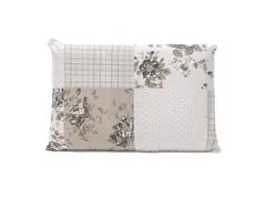 Jogo Cama Solteiro Basic Rolinho Est.Scarlet Cinza 2pc - 1