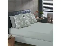 Jogo Cama Solteiro Basic Rolinho Est.Avencas Oliva 2pc - 3