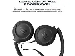 Fone de ouvido com Bluetooth JBLT530BTBLKBR (preto) - 2
