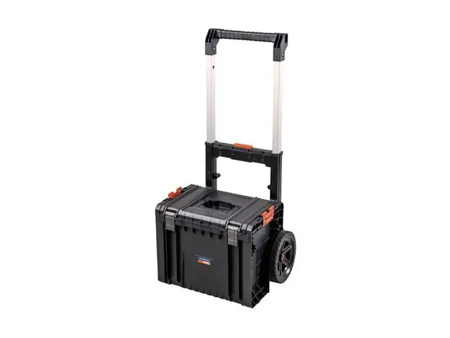 Baú Plástico Modular Tramontina PRO com Rodas