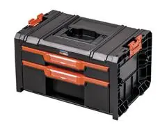 Caixa Plástica Modular Tramontina PRO com Duas Gavetas - 0