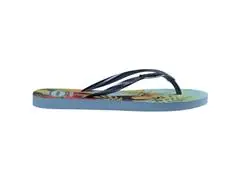 Chinelo Havaianas Slim Tropical Azul/Azul Tam 33-34 - 2
