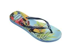 Chinelo Havaianas Slim Tropical Azul/Azul Tam 37-38 - 1