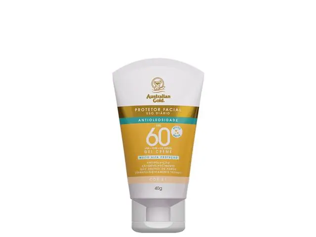 Protetor Solar Facial com Cor Australian Gold FPS 60 Cor 01 40g