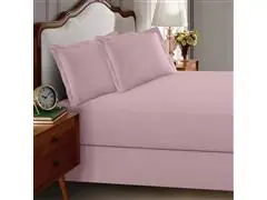 Jogo de Cama Solteiro Buettner Sonata Color Rosa 2 Peças - 0