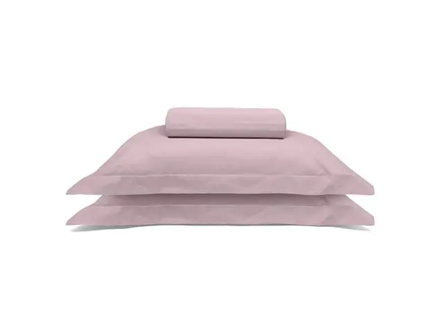 Jogo de Cama Casal Buettner Sonata Color Rosa 3 Peças