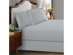 Jogo de Cama Solteiro Buettner Sonata Color Cinza 2 Peças - 2