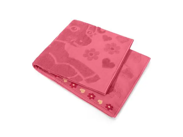 Toalha Infantil Buettner Unicórnio Rosa Chiclete 70x120 cm 1 Peça