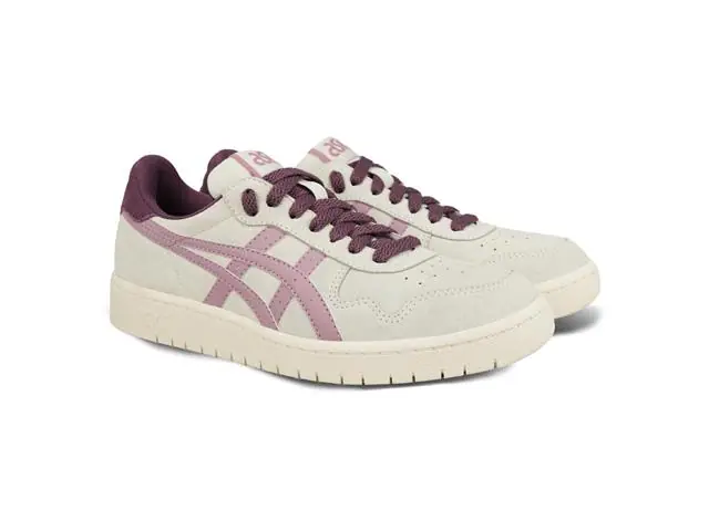 Tenis Asics Japan S Camurça Cream/Taro PurpleFem