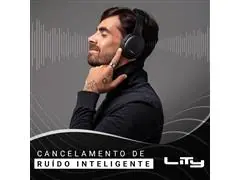 HEADPHONE LITY 5.4 ANC 20H CONEXÃO DUPLA (H10 PRETO) - 2