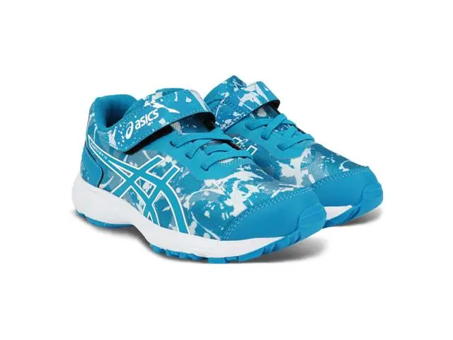 Tênis Asics Fantasy 4 Aegean Blue/White Kids Tam 27