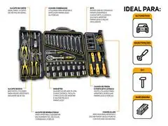 Kit de Ferramentas 110 Peças WF M110 Com Maleta - 3