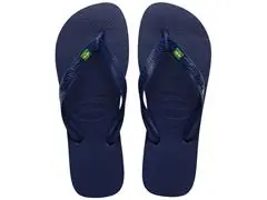 Chinelo Havaianas Brasil Marinho Tam 41-42 - 0