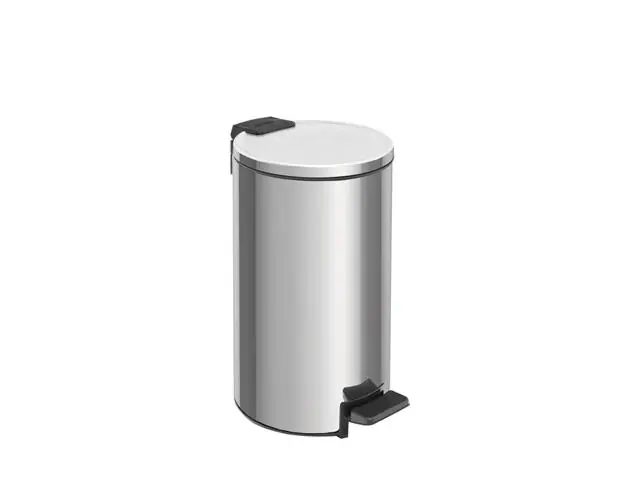Lixeira com Pedal Tramontina Loop em Aço Inox com Balde Interno 5 L