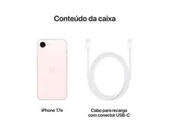Apple iPhone 17e 512GB Rosa-Pálido 5G Tela 6,1" Câm. Traseira 48MP - 7