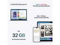 MacBook Air 13” M5 16GB RAM 512GB SSD Prata (Silver) - 4