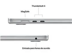 MacBook Air 15” M5 24GB RAM 1TB SSD Prata (Silver) - 3