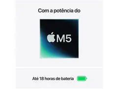 MacBook Air 15” M5 16GB RAM 512GB SSD Meia Noite (Midnight) - 1