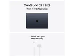 MacBook Air 15” M5 16GB RAM 512GB SSD Meia Noite (Midnight) - 5