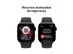 Apple Watch Series 11 42mm Alumínio Preto Pulseira Esportiva Preta - 5