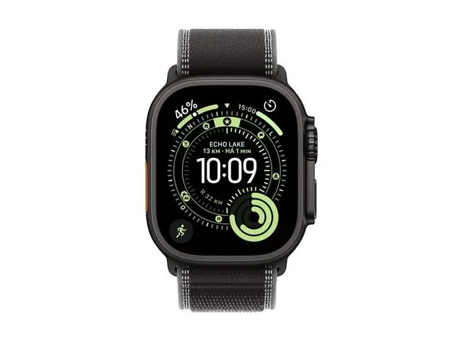 Apple Watch Ultra 3 49mm Titânio Preto Pulseira Trail Loop