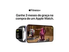 Apple Watch SE 3 40mm Alumínio Prata Pulseira Esportiva Branca - 8