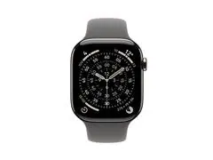 Apple Watch Series 11 46mm Titânio Natural Pulseira Esportiva Cinza - 1
