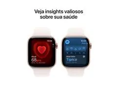 Apple Watch Series 11 46mm Alumínio Rosa Pulseira Esportiva Rosa - 4