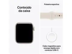 Apple Watch SE 3 (GPS) 40 mm Caixa Estelar Pulseira Esportiva Estelar - 7
