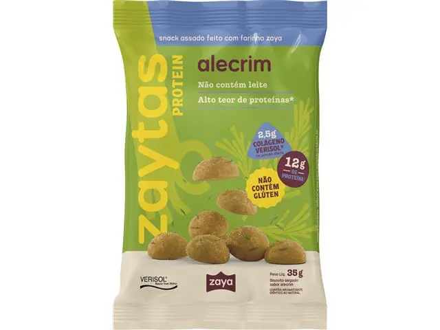 Snack Proteico Alecrim 12g Proteína Zaytas Protein 12x35g